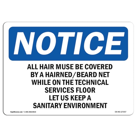 Signmission OSHA, OSHA-PPE-General-Sign-, 10in X 7in Rigid Plastic, 10" W, 7" H, Landscape, OS-NS-P-710-L-17057 OS-NS-P-710-L-17057